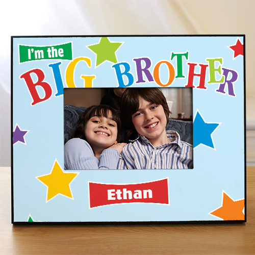 Star Big Brother Personalized Printed Frame GiftsForYouNow
