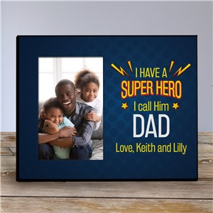 Personalized Superhero Frame for Dad