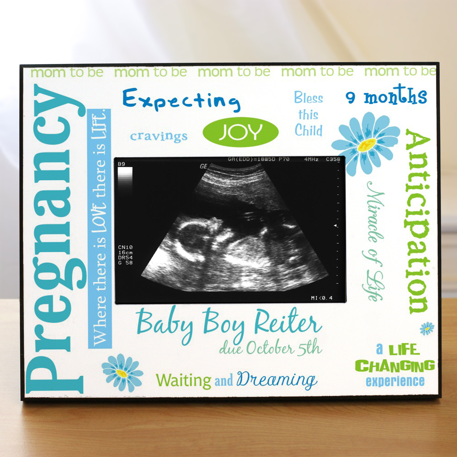Personalized Pregnancy Picture Frame GiftsForYouNow