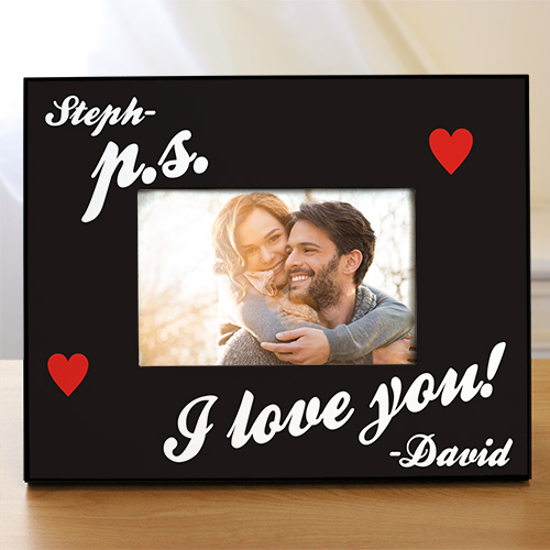 Personalized Valentine's Day Frame Personalized LOVE Frame