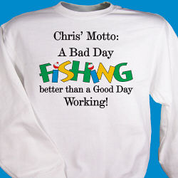 Bad Day Fish Sweatshirt