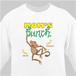 Personalized Monkey Bunch Sweatshirt | Personalized Grandma Shirts