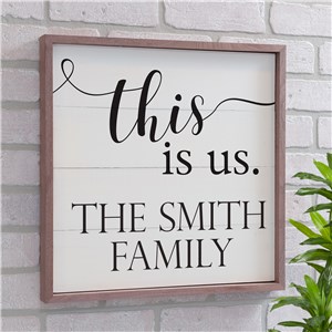 Personalized This Is Us Wood Pallet Wall Decor | Wood Pallet Personalized Signs