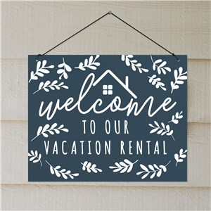 Personalized Vacation Rental Welcome Sign 62234917