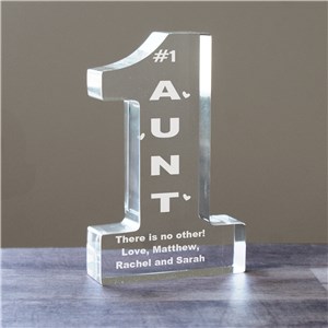 Personalized  1 Aunt Keepsake | Personalized Aunt Gifts