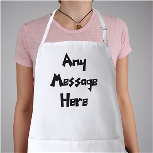 Funky Message Personalized Apron | Personalized Aprons