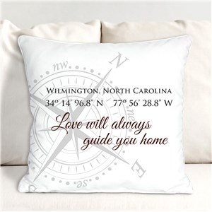Personalized Throw Pillows | Compass Throw Pillow