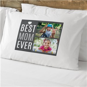 Personalized Best Mom Ever With Photos Pillowcase 830194210C