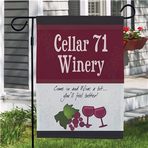 My Winery Personalized Garden Flag | Personalized Garden Flags