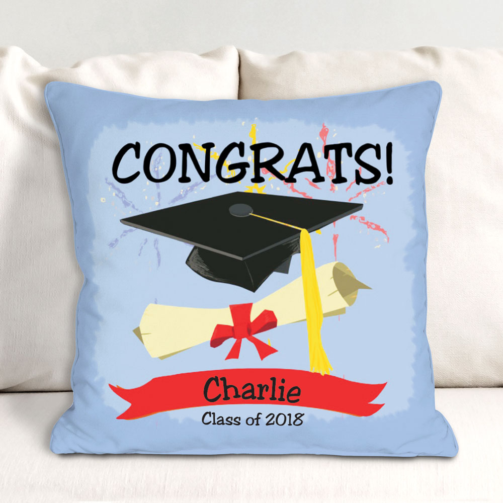 Personalized Graduation Throw Pillow GiftsForYouNow