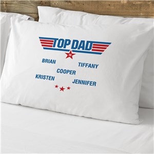 Personalized Top Dad Cotton Pillowcase 83042640C