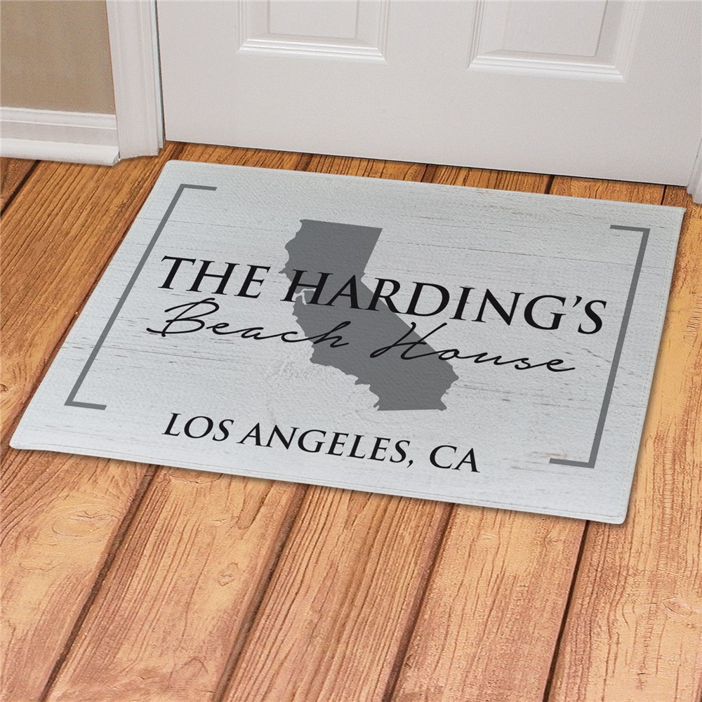 Personalized State Collection Doormat 831147427X