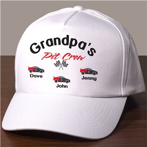 Personalized Pit Crew Hat | Personalized Grandpa Gifts