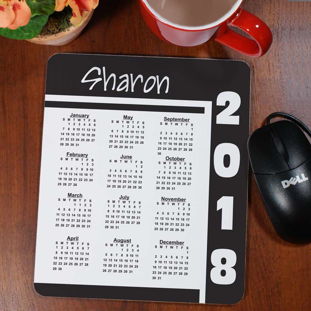 2017 Calendar Personalized Mouse Pad Personalized Mouse Pad Custom