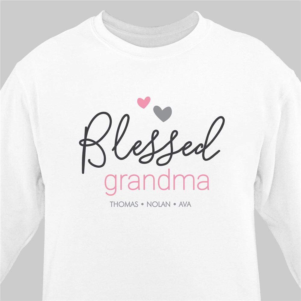 Personalized Blessed Long Sleeve T-Shirt 90711163X