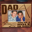 912311 - A Hole In One Wood Picture Frame