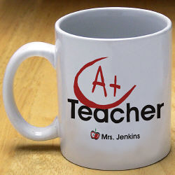 A+ Teacher Coffee Mug