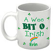 212140 - A Wee Bit O' Irish Personalized Coffee Mug