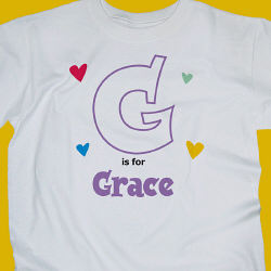 A is For... Hearts Youth T-Shirt