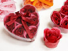 Heart Rose Soap Petals