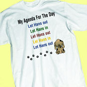 Agenda For The Day Personalized Pet T-Shirt