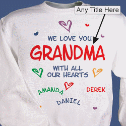 All Our Hearts Personalized Sweatshirt