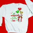 5583X - All Wrapped Up Christmas Sweatshirt