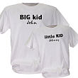 32297X - Big Kid Little Kid Personalized Father Child T-shirts  