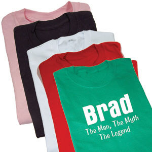 You Name It Personalized Adult T-shirt
