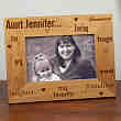 925721 - My Favorite Aunt Personalized Wood Picture Frame 