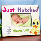 Personalized Easter Picture Frame- Just Hatched