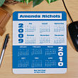School Year 2009-2010 Calendar Personalized Mouse Pad