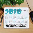 Tie A Knot Calendar Personalized Mouse Pad