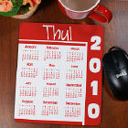 Calendar Personalized Mouse Pad