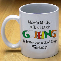 Bad Day Golfing Coffee Mug
