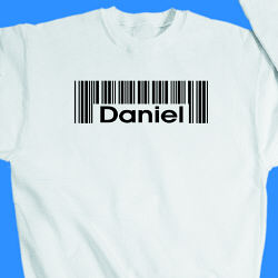 Barcode Name Sweatshirt