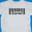 3684X - Barcode Name T-shirt
