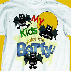 Batty Kids Halloween Sweatshirt
