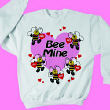 5590X - Bee Mine Hearts Sweatshirt