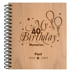40th Birthday Memories Photo Album 