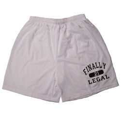 Finally Legal Personalized 21st Birthday Mesh Boxer Shorts 
