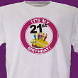 32353-21X - It's My Birthday Personalized 21st Birthday T-Shirt  