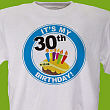 32353-30X - It's My Birthday Personalized 30th Birthday T-Shirt