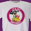 32353-40X - It's My Birthday Personalized 40th Birthday T-Shirt