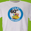 32353-60X - It's My Birthday Personalized 60th Birthday T-Shirt 