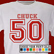 Sports Personalized 50th Birthday T-Shirt 32352-50X