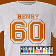 Sports Personalized 60th Birthday T-Shirt 32352-60X