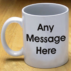 Block Message Coffee Mug