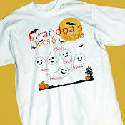 Boos & Ghouls Personalized Halloween T-shirt
