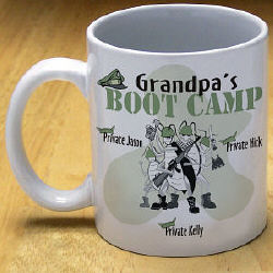 Boot Camp Personalized Coffee Mug